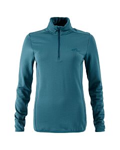 Ladies Therma Grid 1/4 Zip Fleece Top