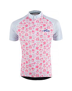 Girls Flower Power Cycling Jersey