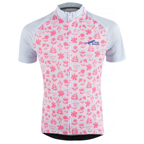 Girls Flower Power Cycling Jersey